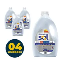 DETERGENTE LIQUIDO LAVA LOUCA 5L GIRANDO SOL NATURAL 4 UN