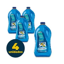 LAVA ROUPAS LIQUIDO 3L GIRANDO SOL ACAO TOTAL 4 UN