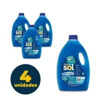 LAVA ROUPAS LIQUIDO 5L GIRANDO SOL ACAO TOTAL 4 UN