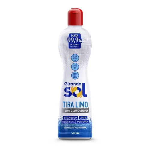 Limpador Tira Limo Cloro Ativo 500ml Girando Sol