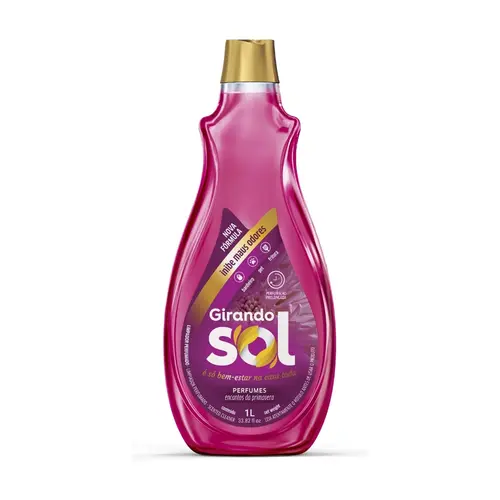 Limpador Perfumado Encantos da Primavera 1L Girando Sol