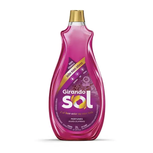 Limpador Perfumado Encantos da Primavera 2L Girando Sol