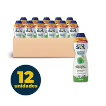 SAPONACEO CREMOSO 300ML GIRANDO SOL LIMAO 12 UN
