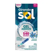 Refil Gel Adesivo Sanitário 40g Frescor Marinho Girando Sol