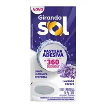 Pastilha Adesiva Sanitária 3uni de 9g Lavanda Fresca Girando Sol
