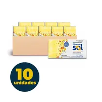 SABAO BARRA 180 G GLICERINADO NEUTRO 180G GIRANDO SOL C/5 UN 10 PCT