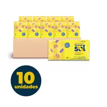 SABAO BARRA 180G AMARELO GIRANDO SOL C/5 UN 10 PCT