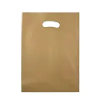 Sacola Boca de Palhaço PE Ouro 50 unidades 35CMX50CM Inoven