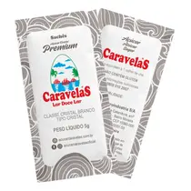 Açúcar Cristal Premium Sache 5g c/ 1000 Caravelas