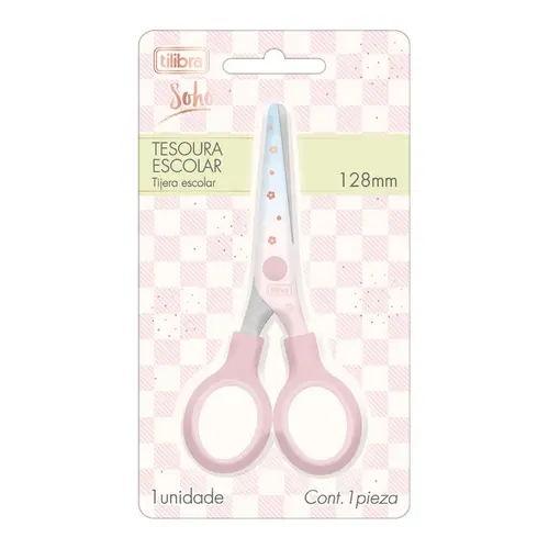 TESOURA ESCOLAR 12,8CM TILIBRA SOHO