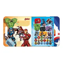 Folhas para Colorir Maleta c/ Adesivo Avengers Tilibra