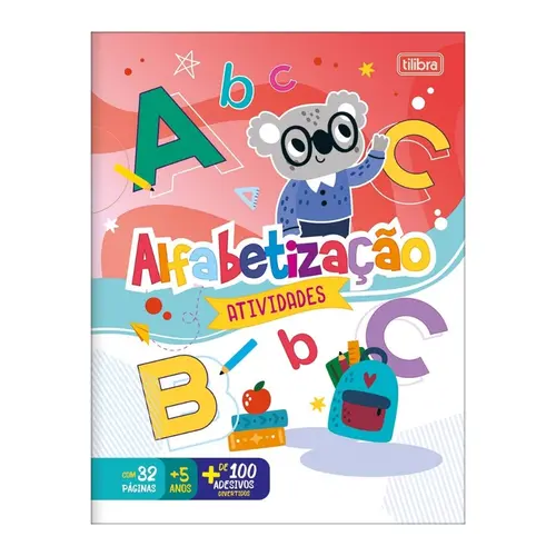 LIVRO INF ATIVIDADE CARTILHA ALFABETIZACAO C/ ADESIVO TILIBRA