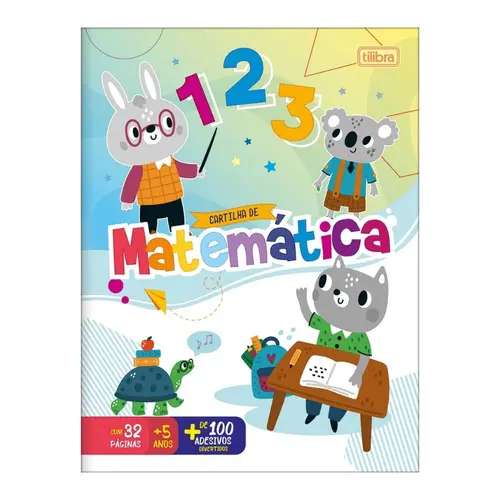 LIVRO INF ATIVIDADE CARTILHA MATEMATICA C/ ADESIVO TILIBRA