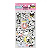 ADESIVO STICKER 06 FOLHAS TILIBRA LOVELY FRIEND