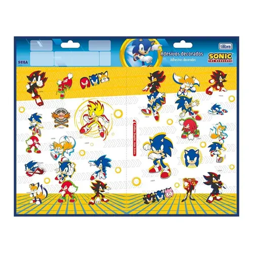 ADESIVO STICKER 01 CARTELA G TILIBRA SONIC