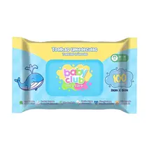 Lenços Umedecidos 100uni Baby Club Fliptop