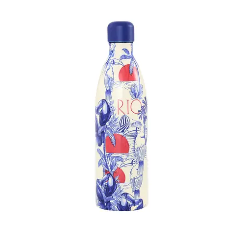 Garrafa Térmica 500ml Farm Glub Glub Rio Tucanos Navy