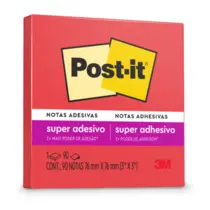 Bloco Adesivo Removivel 076MMX076MM 90FL Telha POST-IT