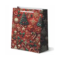 SACOLA PRESENTE 15 ALCA 31CMX17,5CMX34CM NATAL - 31244