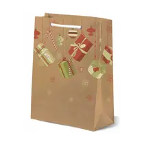 Sacola Presente Kraft GG 34CMX12CMX42,5CM Natal - 31257