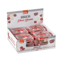 Borracha Fantasia Mini Marmitinha 4uni Choco Dream BRW