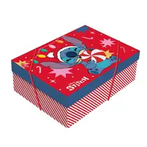 Caixa Presente Retangular c/ Tampa 24CMX8CMX18CM P Aloha Stitch Cromus