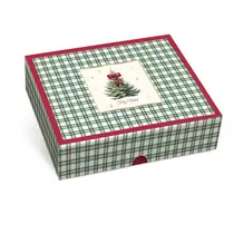 Caixa Presente Retangular c/ Tampa e Fundo M 25CMX5CMX20CM Pinheiro Cromus