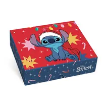 Caixa Presente Retangular c/ Tampa e Fundo P 17CMX4,5CMX13,5CM  Aloha Stitch Cromus