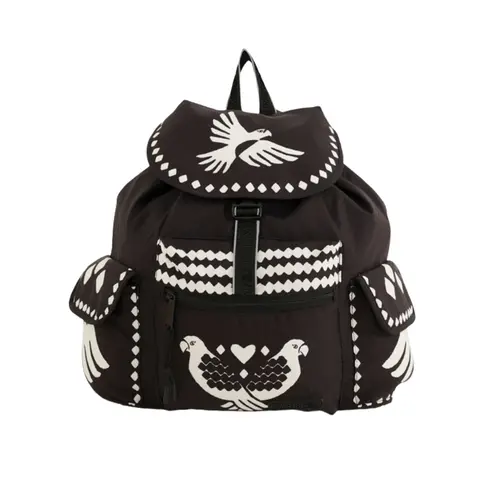 Bolsa Pipoca Lenço Dia e Noite Preta Farm