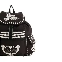 Bolsa Pipoca Lenço Dia e Noite Preta Farm