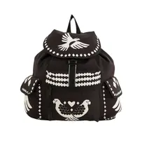 Bolsa Pipoca Lenço Dia e Noite Preta Farm