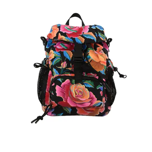Bolsa Pipoquinha Farm ETC Rosas Preta