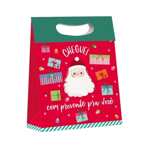 CAIXA PRESENTE PLUS G 28,5CMX10CMX38,5CM CROMUS PRESENTES NATAL