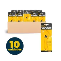ESTILETE SEGURANCA LAMINA ESTREITA 09MM BICO DE PATO VONDER 10 UN