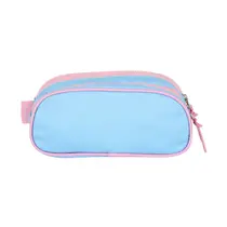 Estojo Infantil 3 Zíperes Luxcel Stitch Azul ET50045SC