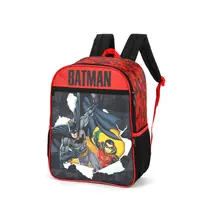 Mochila Infantil Sem Rodas Luxcel Batman Vermelha IS42301BM