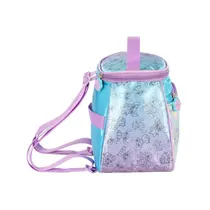 Lancheira Escolar Luxcel Stitch Roxa LA42413SC