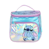 Lancheira Escolar Luxcel Stitch Roxa LA42413SC