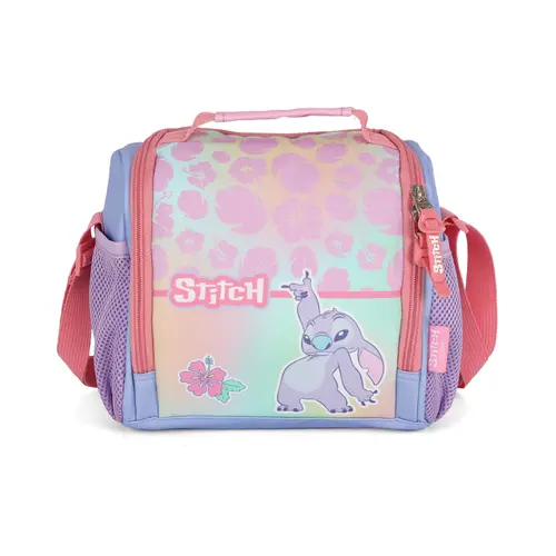 ancheira Escolar Luxcel Stitch Rosa LA50093SC