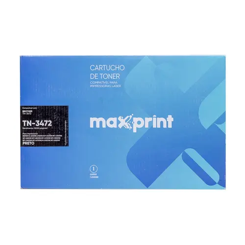 Toner Compatível Brother TN-3472 Preto MaxPrint