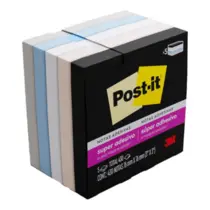 Bloco Recado Adesivo Removível 076MMX076MM 450 Folhas Coleção Serenidade POST-IT