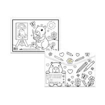 Pasta Envelope c/ Botão A4 Para Colorir Be Capy Pintor Dello