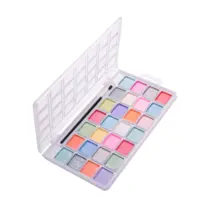 Aquarela Escolar Lavável 28 Cores Perolizada Leoarte Picnic