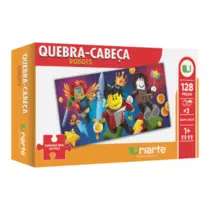 Quebra-Cabeça 128 peças Robots Uriarte