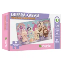 Quebra-Cabeça 128 peças Pequenos Monstrinhos Uriarte