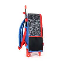Mochila Infantil com Roda e Alça Luxcel Hot Wheels Preta IC42582HW