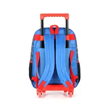 Mochila Infantil com Roda e Alça Luxcel Hot Wheels Preta IC42582HW