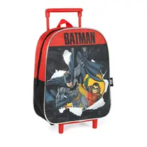 Mochila Infantil Com Rodas Luxcel Batman Vermelha IC42686BM