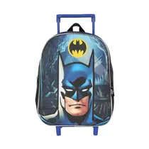 Mochila Infantil Com Rodas Luxcel Batman Preta IC42686BM