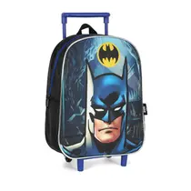 Mochila Infantil Com Rodas Luxcel Batman Preta IC42686BM